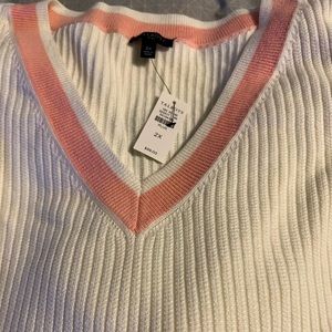 Talbots 2x Sweater with Trim. New with Tags!